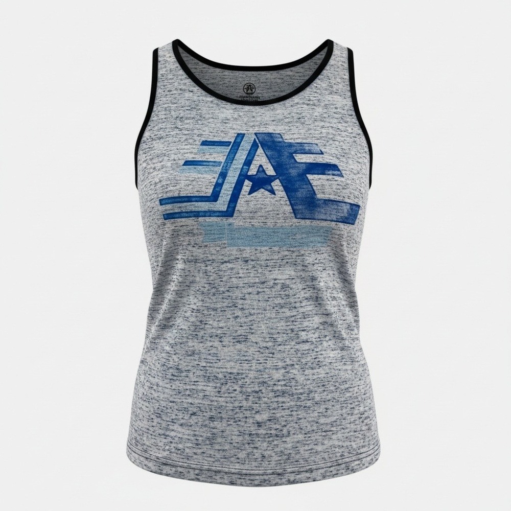 American Fighter Mens Graphic Tank Top 3XL Blue AE‎ Sleeveless Star Athletic New